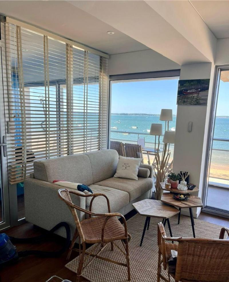 Premiere Ligne Acces Prive Et Direct A La Plage Vue Mer Arcachon Exterior photo