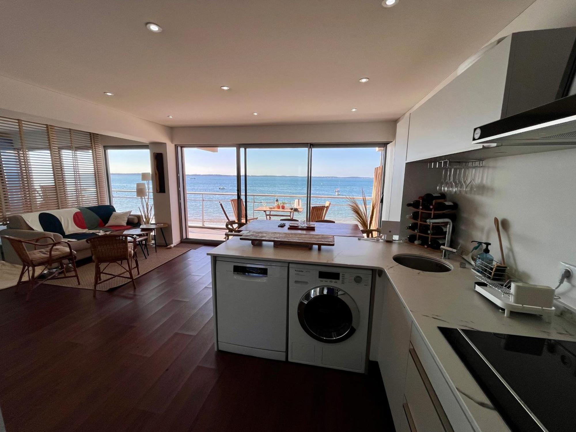 Premiere Ligne Acces Prive Et Direct A La Plage Vue Mer Arcachon Exterior photo