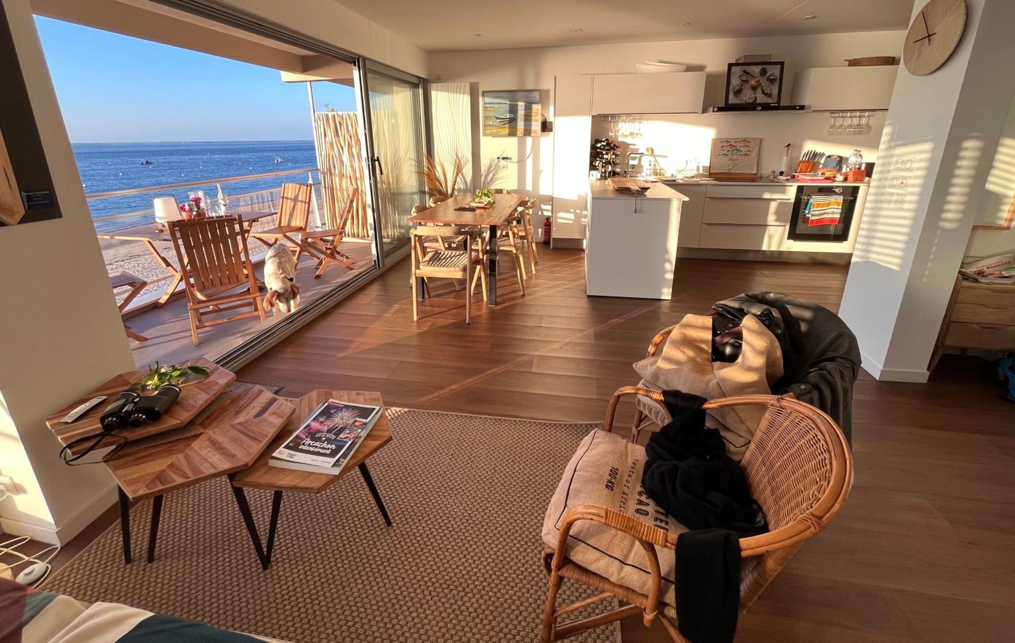 Premiere Ligne Acces Prive Et Direct A La Plage Vue Mer Arcachon Exterior photo